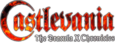Castlevania: The Dracula X Chronicles logo for PSP